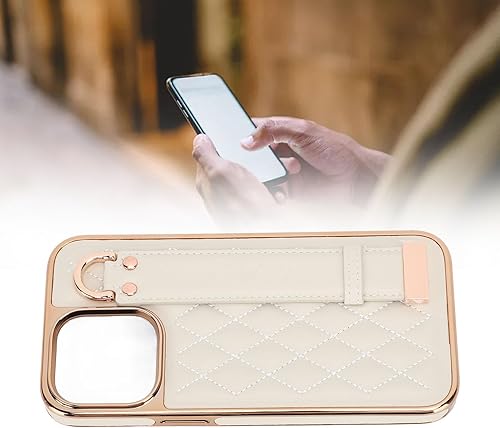 Miniatura 6 de Diyeeni Funda de teléfono con pulsera para iPhone XR de 6.1 pulgadas, a prueba de golpes, resistente a los arañazos con soporte ajustable