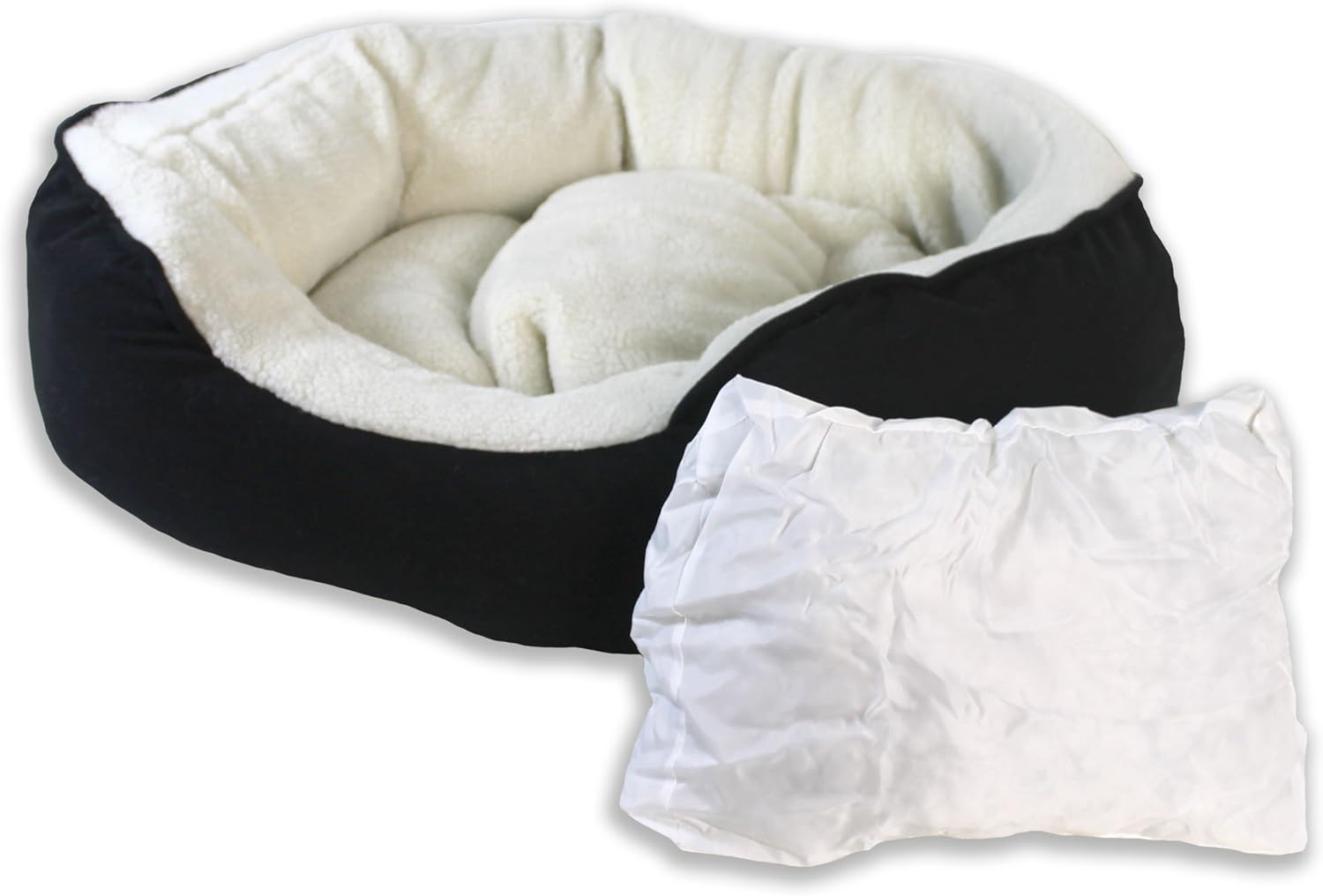 Pioneer Pet Oval Cuddler Bed, 28 by 21 by 8-Inch
