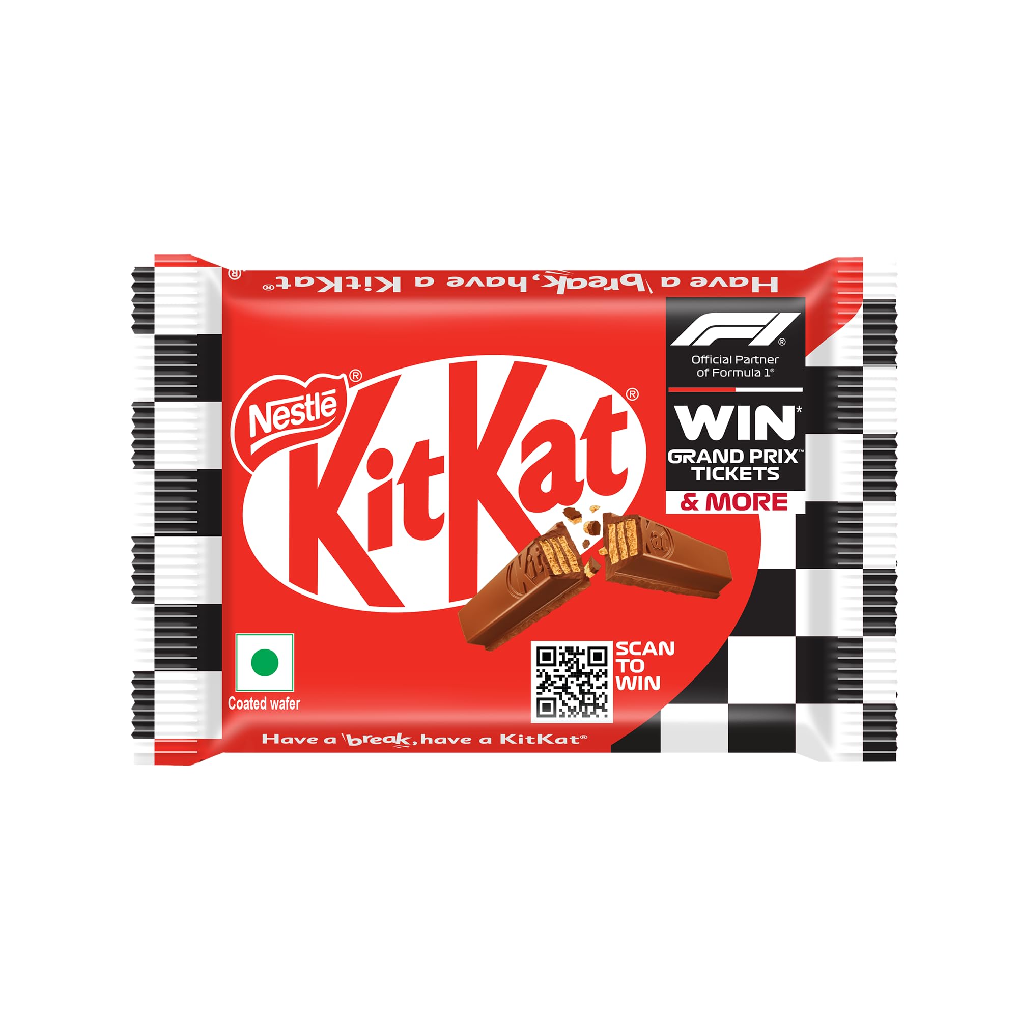 KIT KAT Grand Break, 4 Fingers, Chocolate Coated Wafer Bar, 38.5g, Pack-image-30