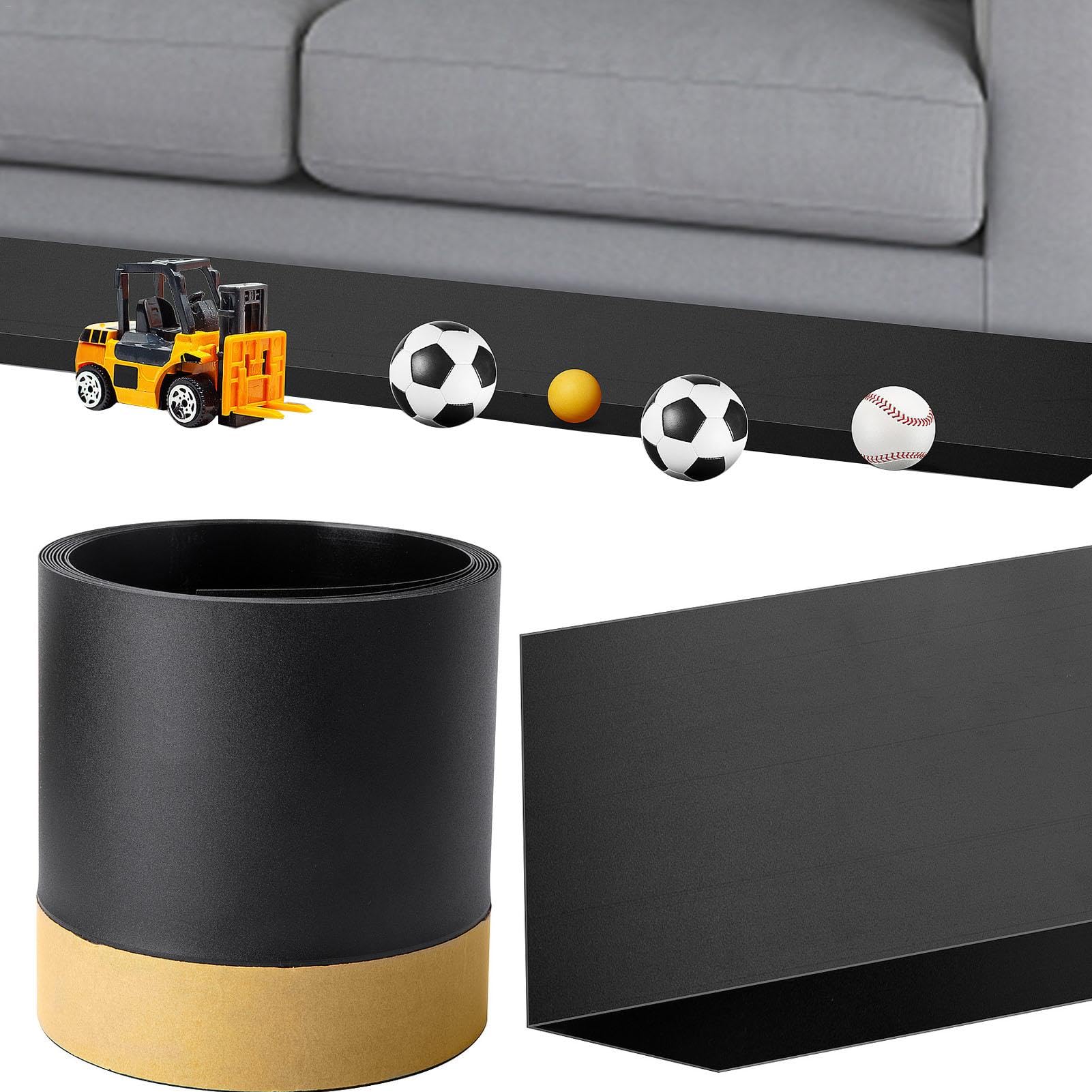 3 Meter Spielzeugblocker Für Möbel Unter Couch Blocker PVC Einstellbar Klar Spielzeug Blocker Für Bett Sofa Unter Der Couch Und Bett Lückenblocker Untersofa Blocker Unter Möbel Spielzeug Blocker