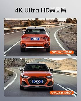 Amazon | JADO ドライブレコーダー 小型ドライブレコーダー 前後
