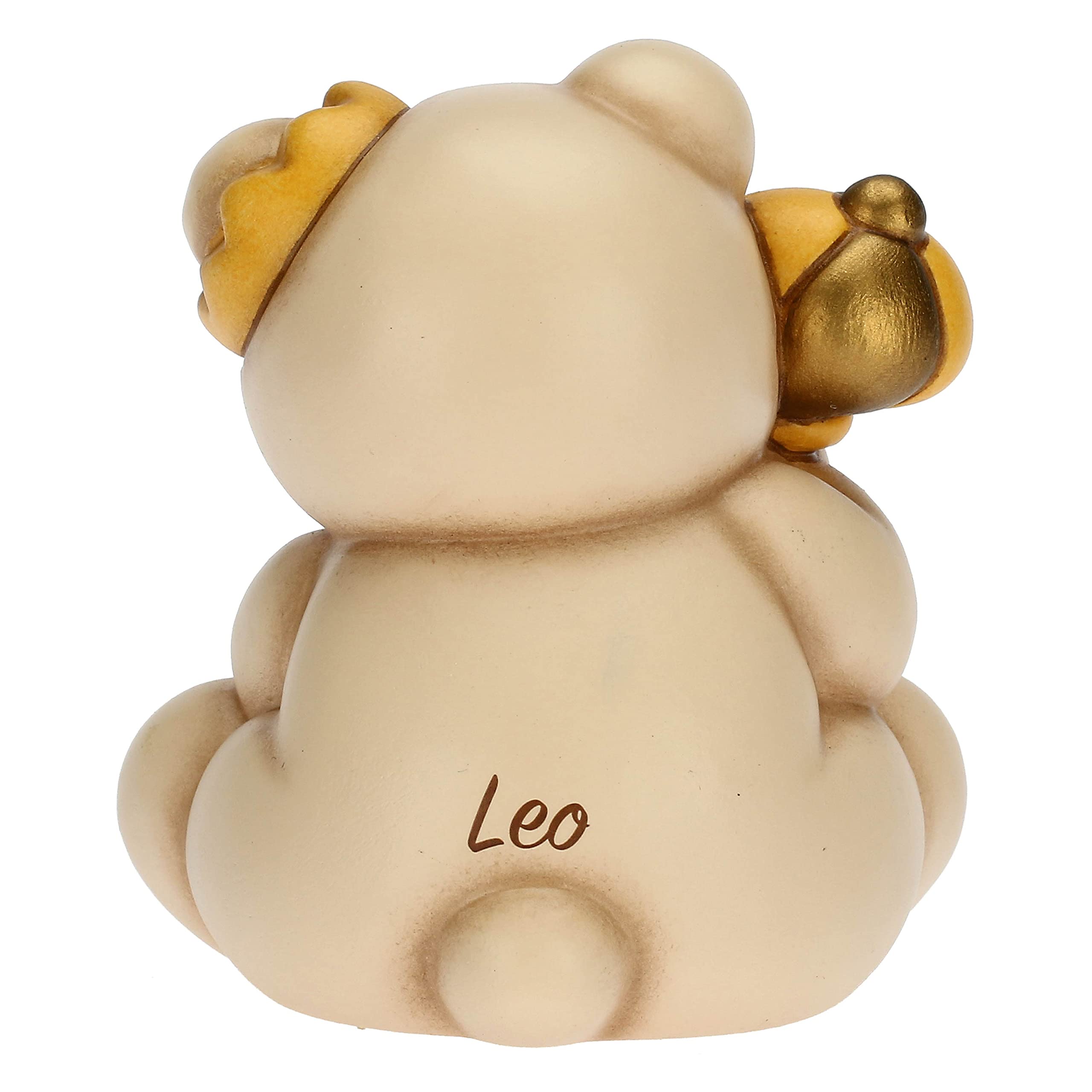 THUN - Soprammobile Teddy Stars, Segno Zodiacale Leone - Icone, Teddy Stars - Ceramica - 6,5x5,5x7,1 cm h