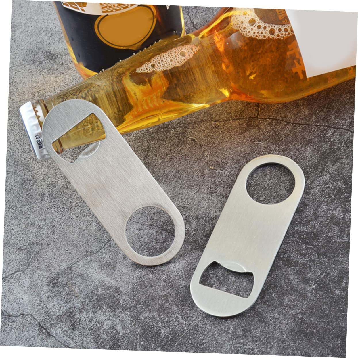 PRETYZOOM 5 Sätze Flaschenöffner Küchenhelfee Bier Öffner Tragbarer Bieröffner Bar Accessories Beer Opener Soda-öffner Getränkedosenöffner Getränkeöffner Rostfreier Stahl 10 Stück * 5