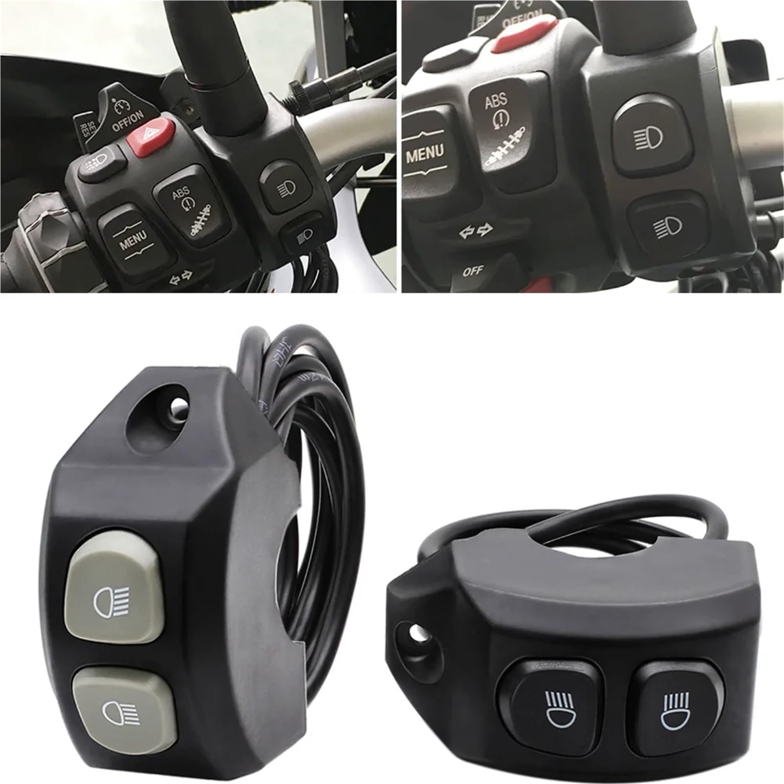 Interruttore Clacson Compatibile Con Per F850GS Per F750GS 2019-2020 Maniglia Del Motociclo Interruttore Di Controllo Nebbia Per ADV Avventura LC Luce Per Smart Relè