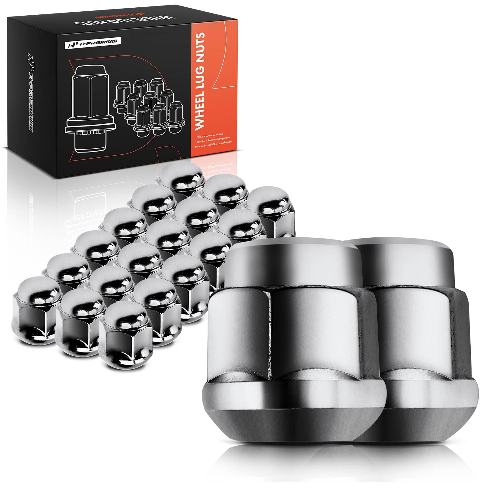 Amazon.com: A-Premium M12-1.50 Wheel Lug Nuts Compatible with