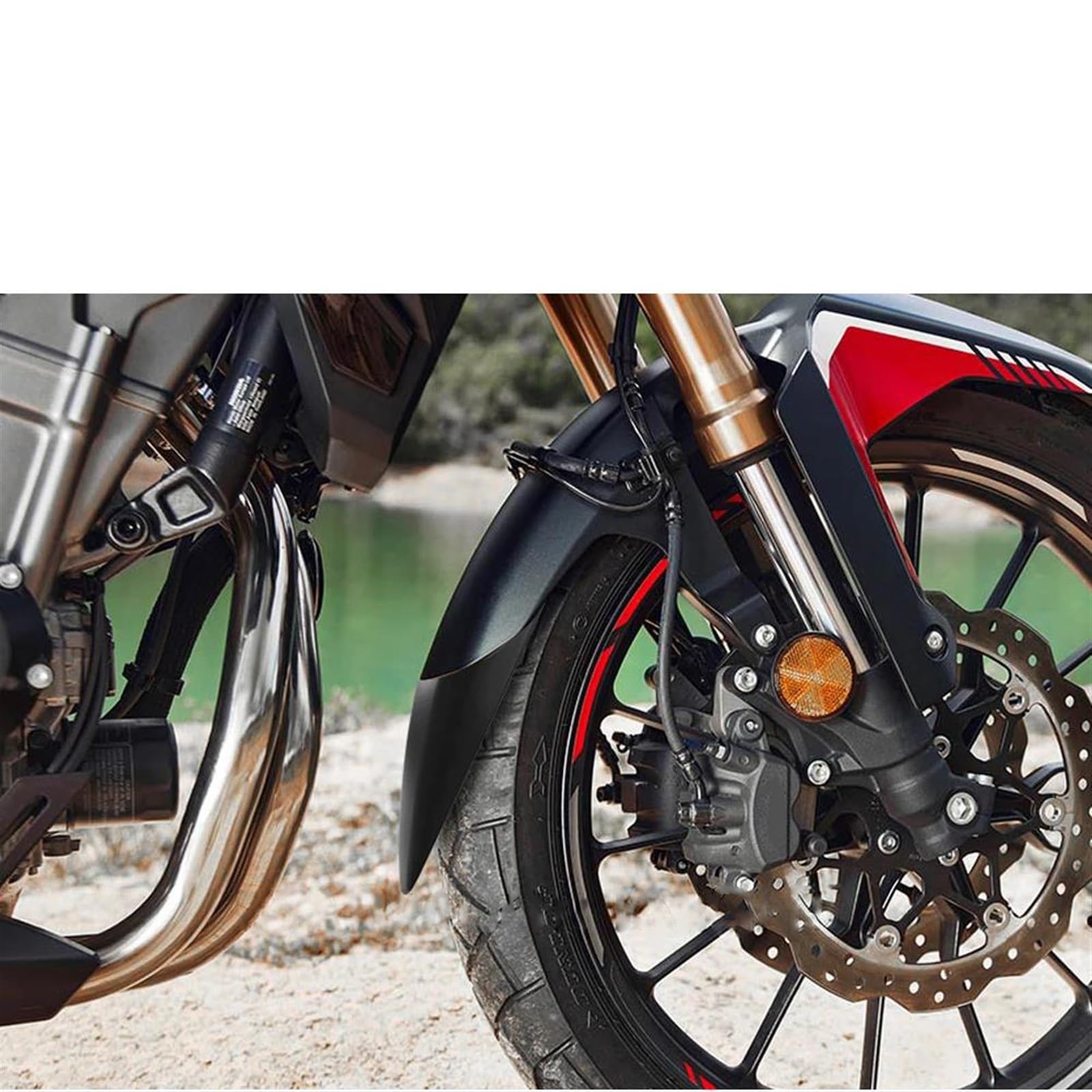 Moto Parafango Anteriore Pneumatico Hugger Fango Splash Guard Copertura Della Protezione Posteriore Kit Per CB 500 X 500X CB500 CB500X 2022 2023
