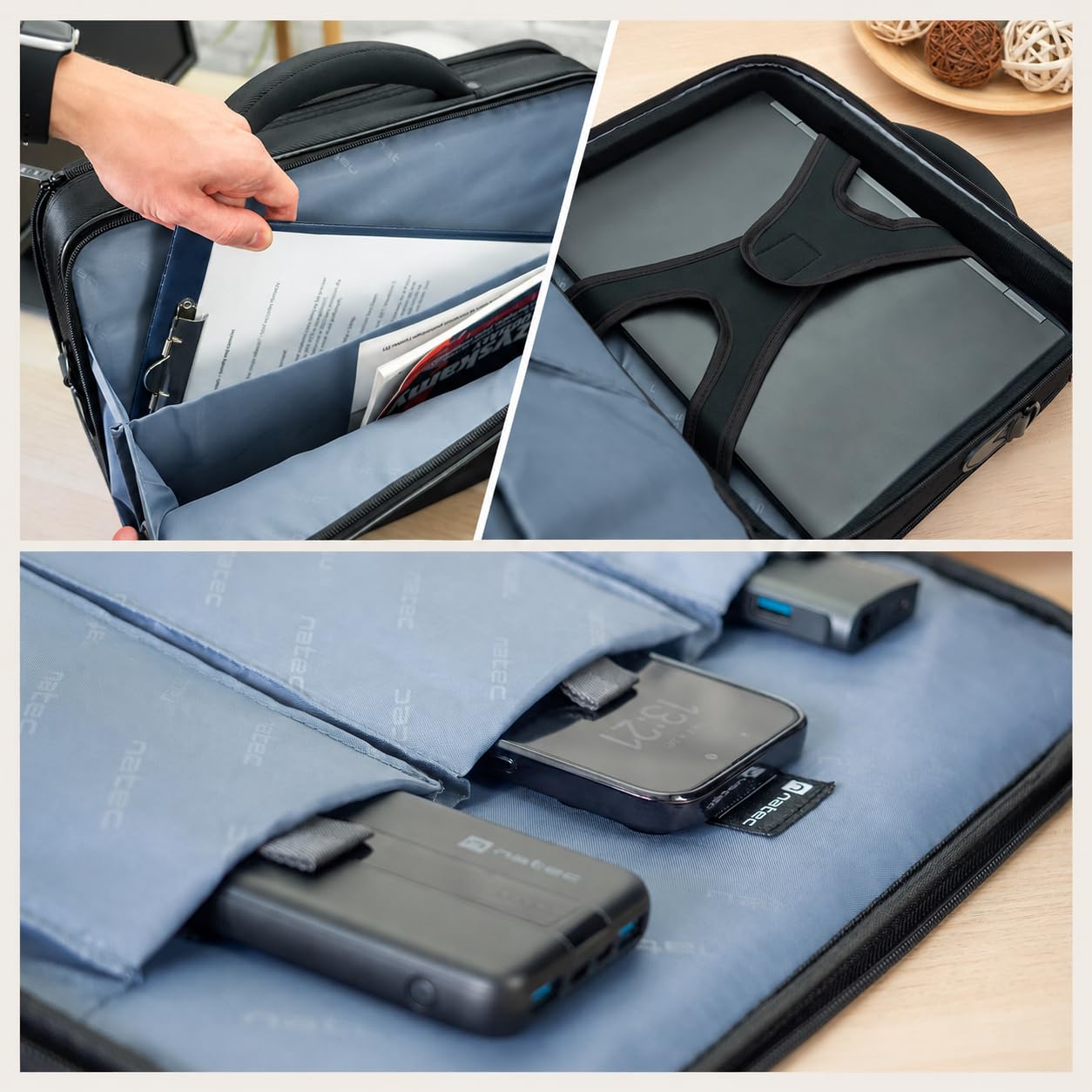 NATEC Boxer Borsa per PC portatili fino a 17,3" Pollici