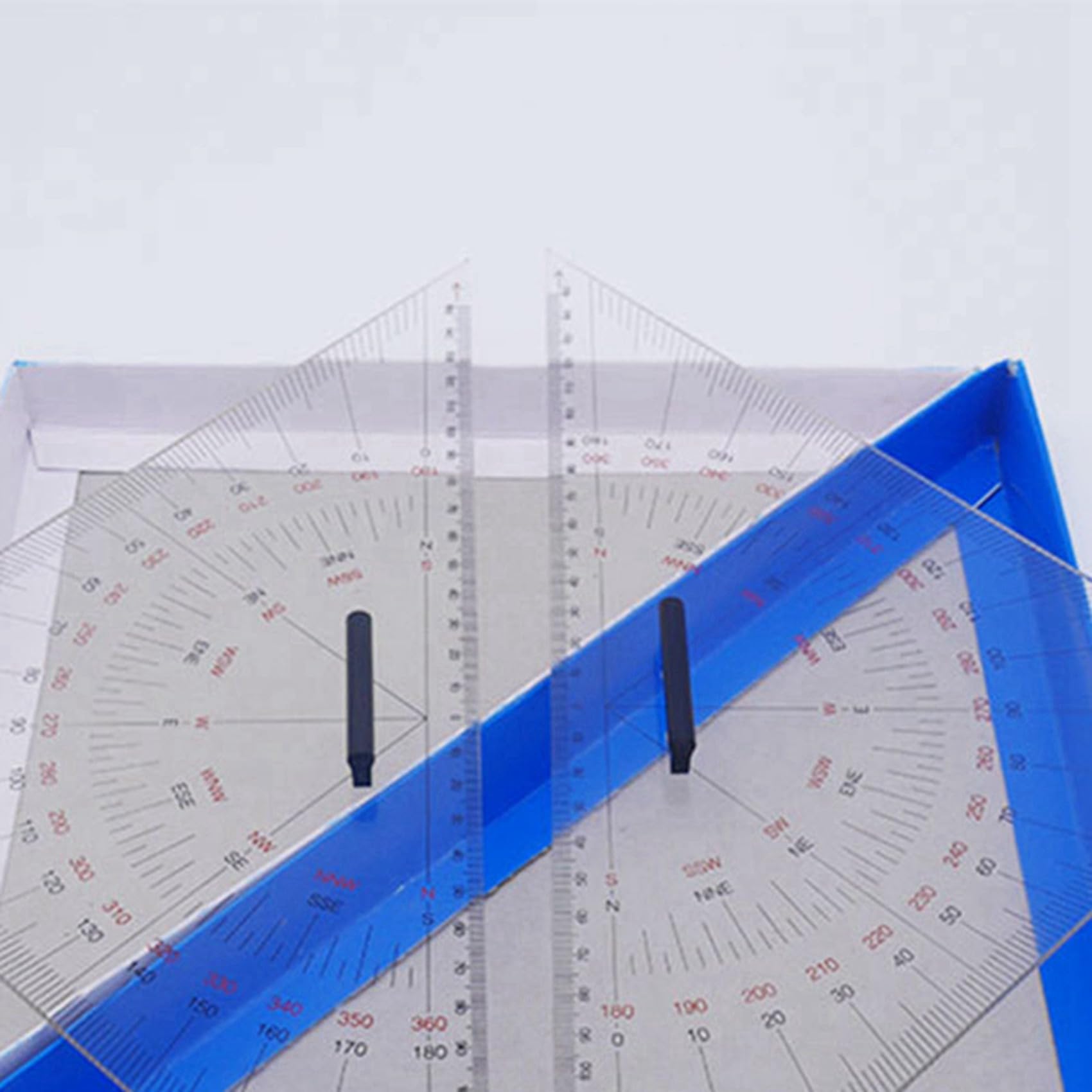 10X Diagrammzeichnung Dreieckslineal für Schiffszeichnung 300 mm Großes Dreieckslineal für Die Entfernungsmessung