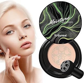Sponsored Ad - Kriloneal CC Cream Foundation Mushroom Head Air Cushion CC Cream Moisturizing Concealer Waterproof Oil Cont...