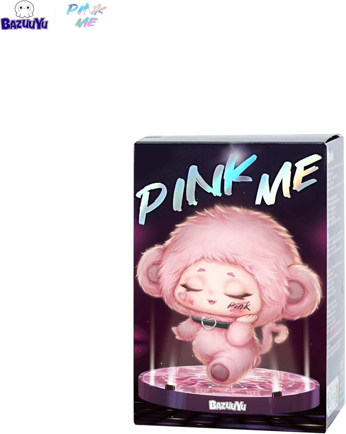 PINK ME Collectible Plush Doll Blind Box 4.5 in, Random Design Action Figures Collectible Toys Home Decorations,Cute Bag Charm Pendant for Purse & Backpack