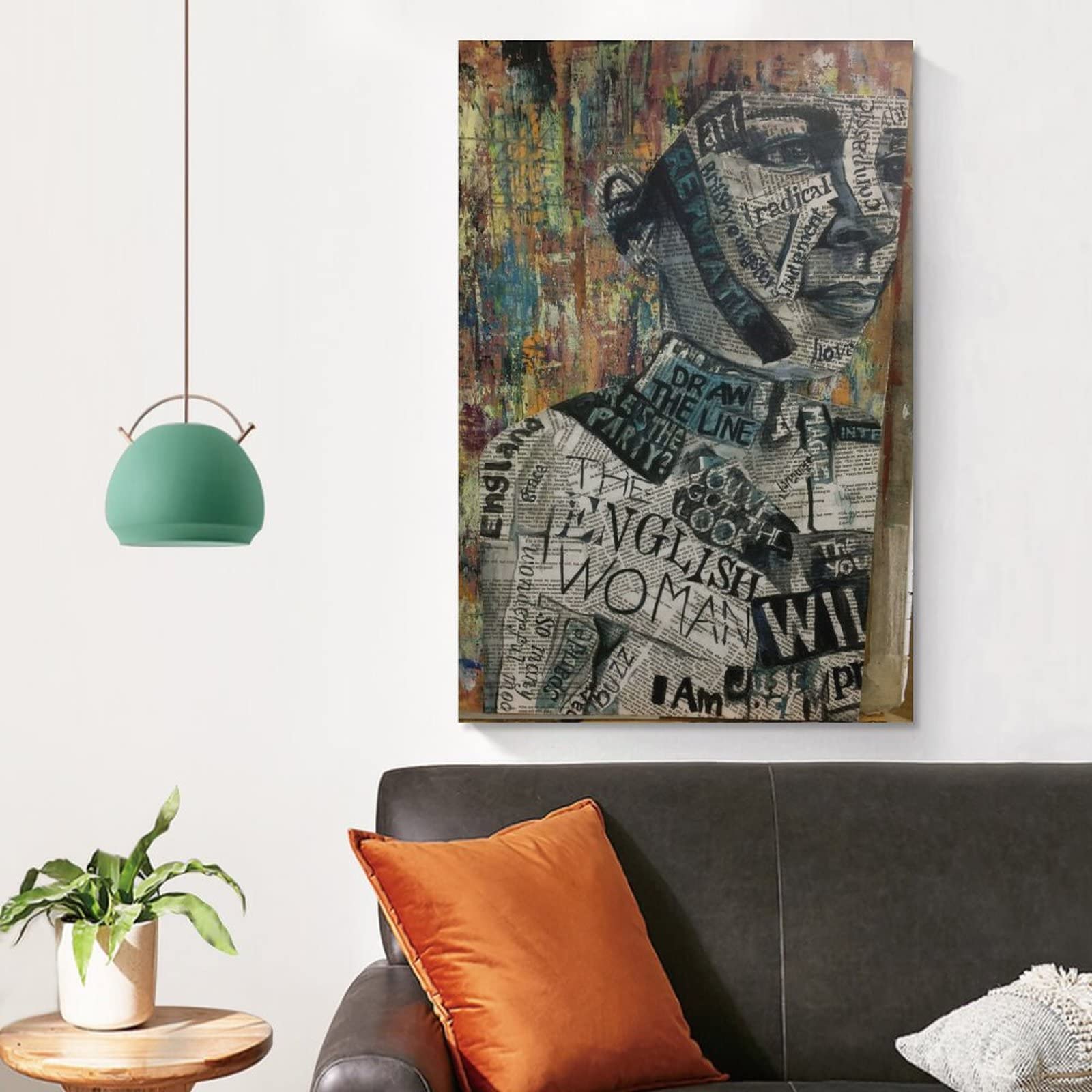 Poster de voyage vintage France La Rochelle City - Tour de chaîne, jetée, bateau, coucher de soleil - Impression sur toile - Décoration murale pour chambre à coucher, bureau - 20 x