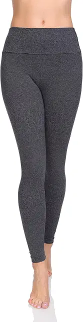 Petite Yoga Pants: High Waist Cotton Leggings with Tummy Control