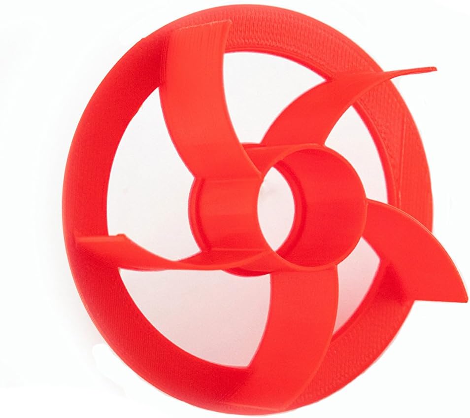 MONAAR 3.5″ Large Kaiser Roll Stamp Kaiser Roll Star with Hole in Center Bread Stamp