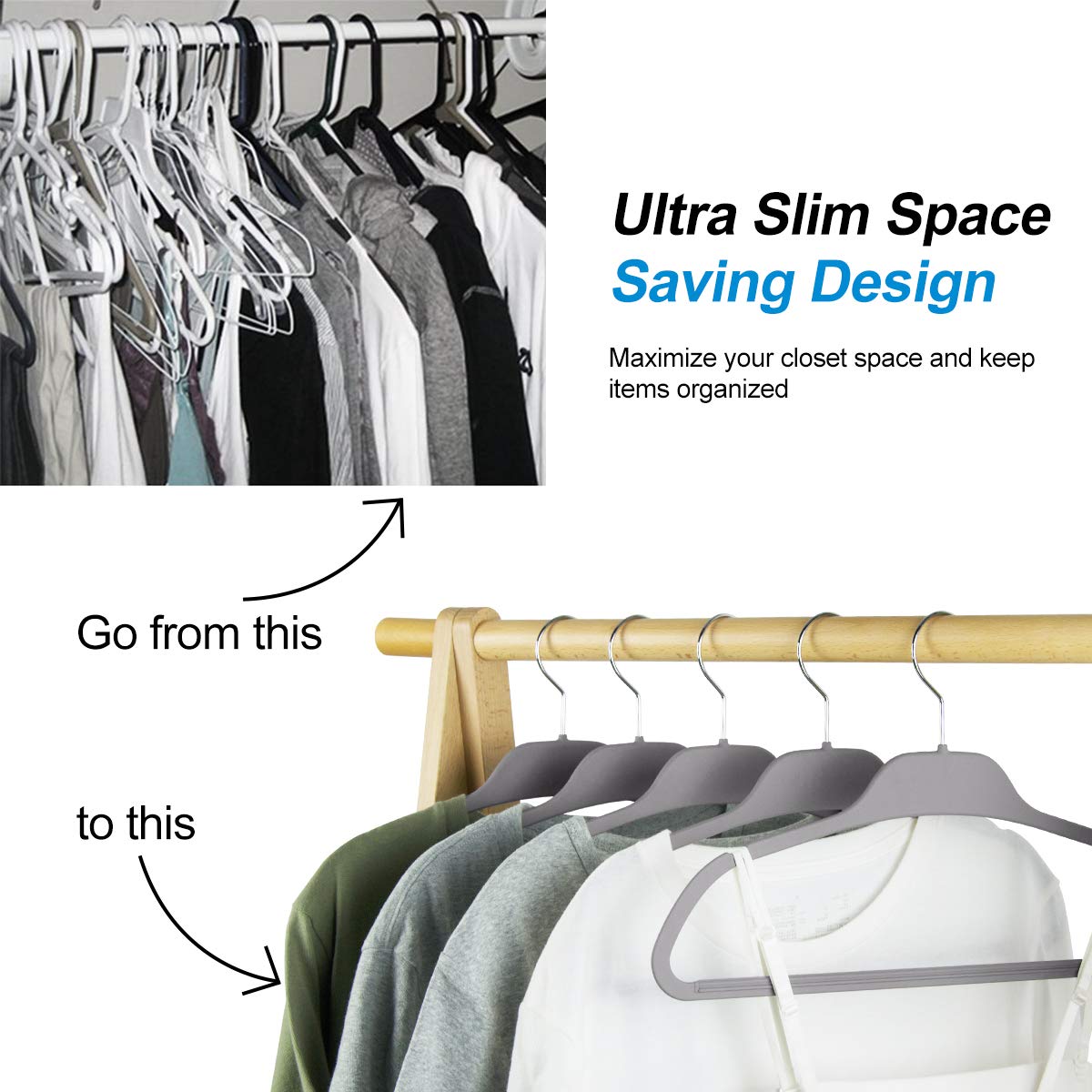 228 Bandes Antidérapantes Pour Cintres - En Silicone Transparent Pour éviter Glissement Vêtements