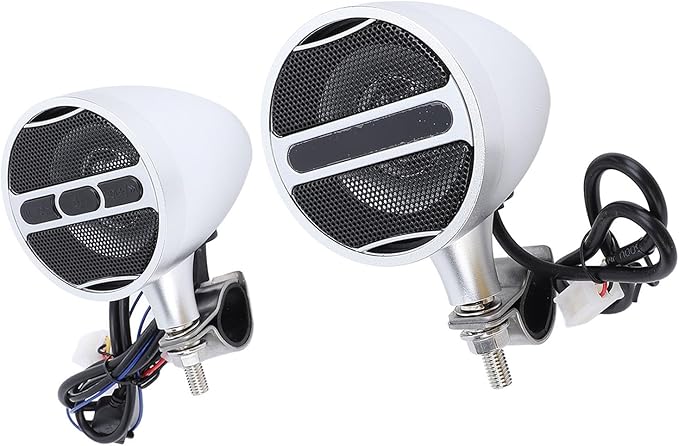 Parlante para Manillar de Moto y ATV 12V Soporta MP3 22-30mm miniatura 7
