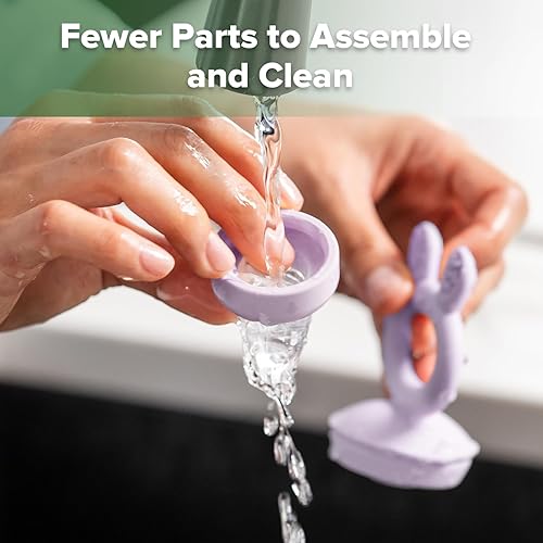 Miniatura 41 de Haakaa Comedero de alimentos para frutas y mini congelador, moldes para paletas de leche materna para alivio de enfriamiento del bebé, alimentador