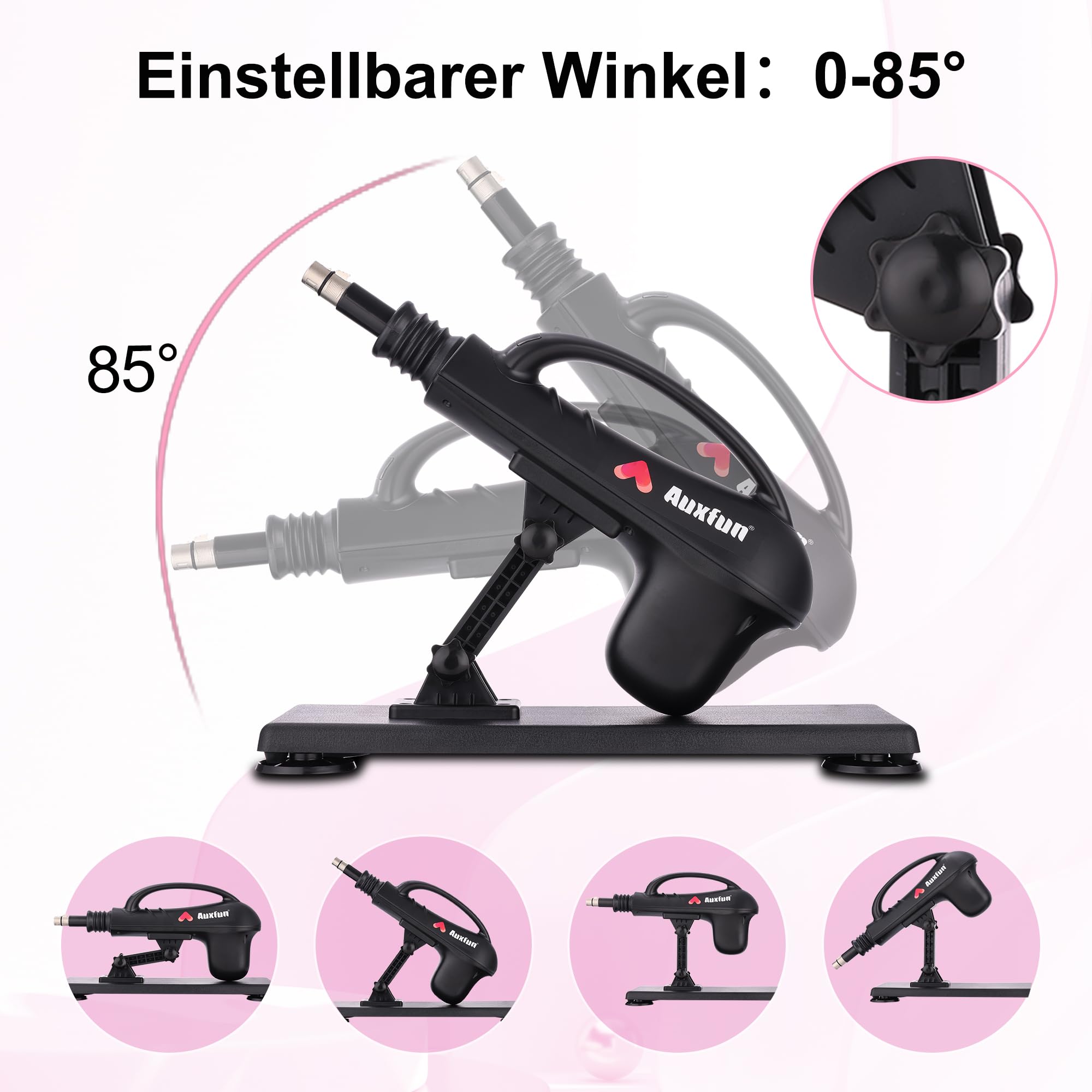Máquina Sexual Automática con Dildos, maquina sexual con 7 accesorios, máquina sexual con función de empuje, Compatible con App, Juguete Erótico para Mujeres, Hombres y Parejas, sex toy con app