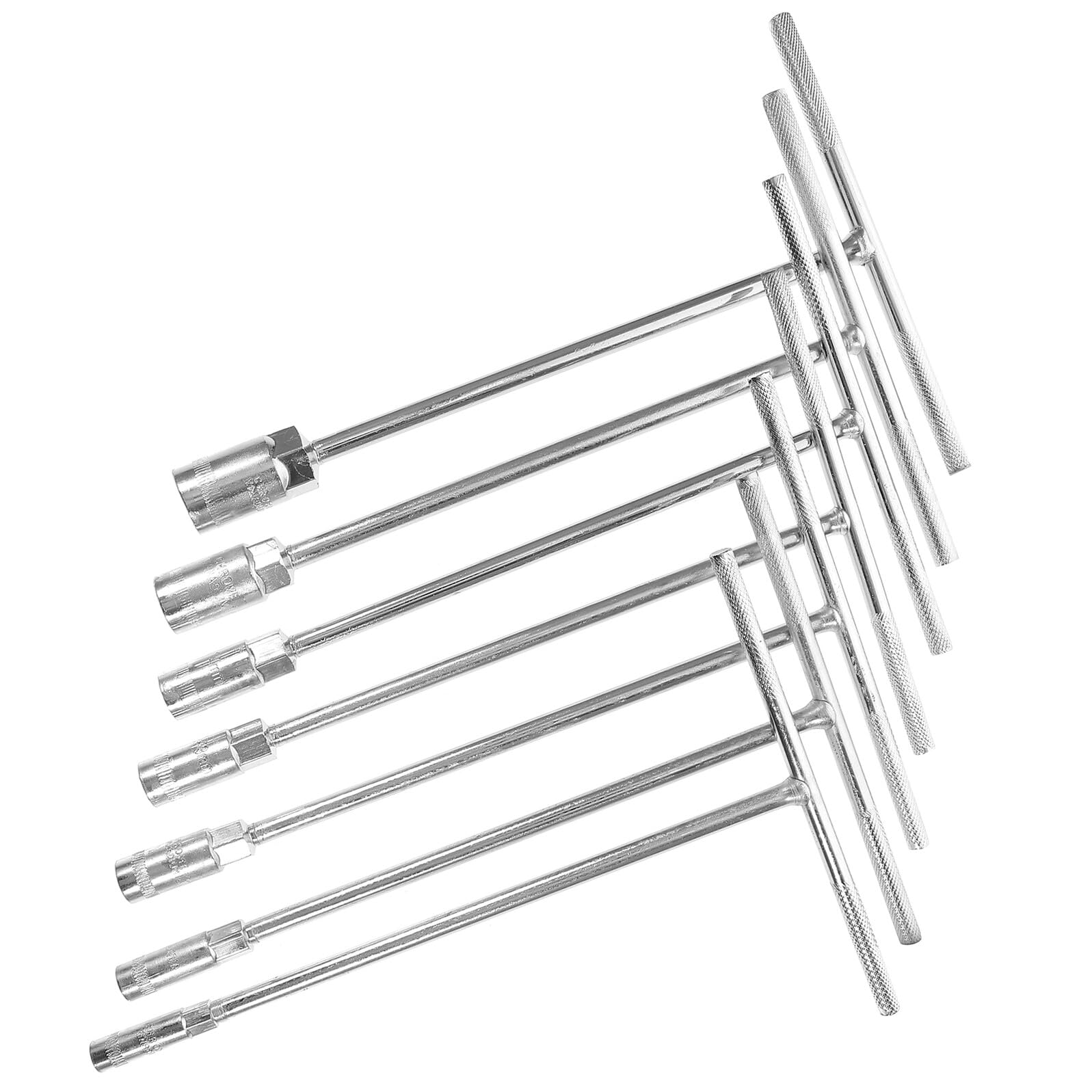 Gatuida 7 pezzi Chiavi Bussola con Impugnatura Acciaio -vanadio Set di Chiavi Esagonali Resistenti e Antiruggine da Ergonomico per Uso Quotidiano e Te