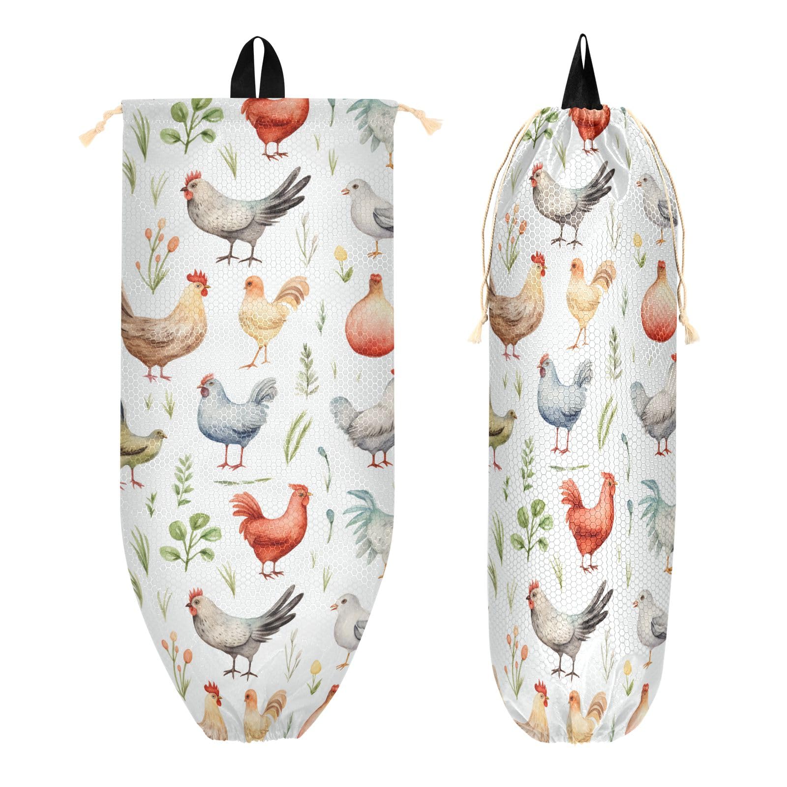 Portabuste Della Spesa Porta Sacchetti Di Plastica Con Girasoli