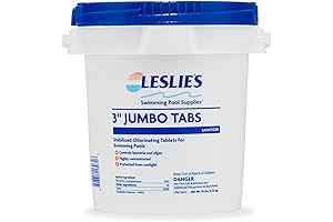 Leslie Pool Supplies 3-Inch Stabilized Chlorine Tablets 10 Pounds
