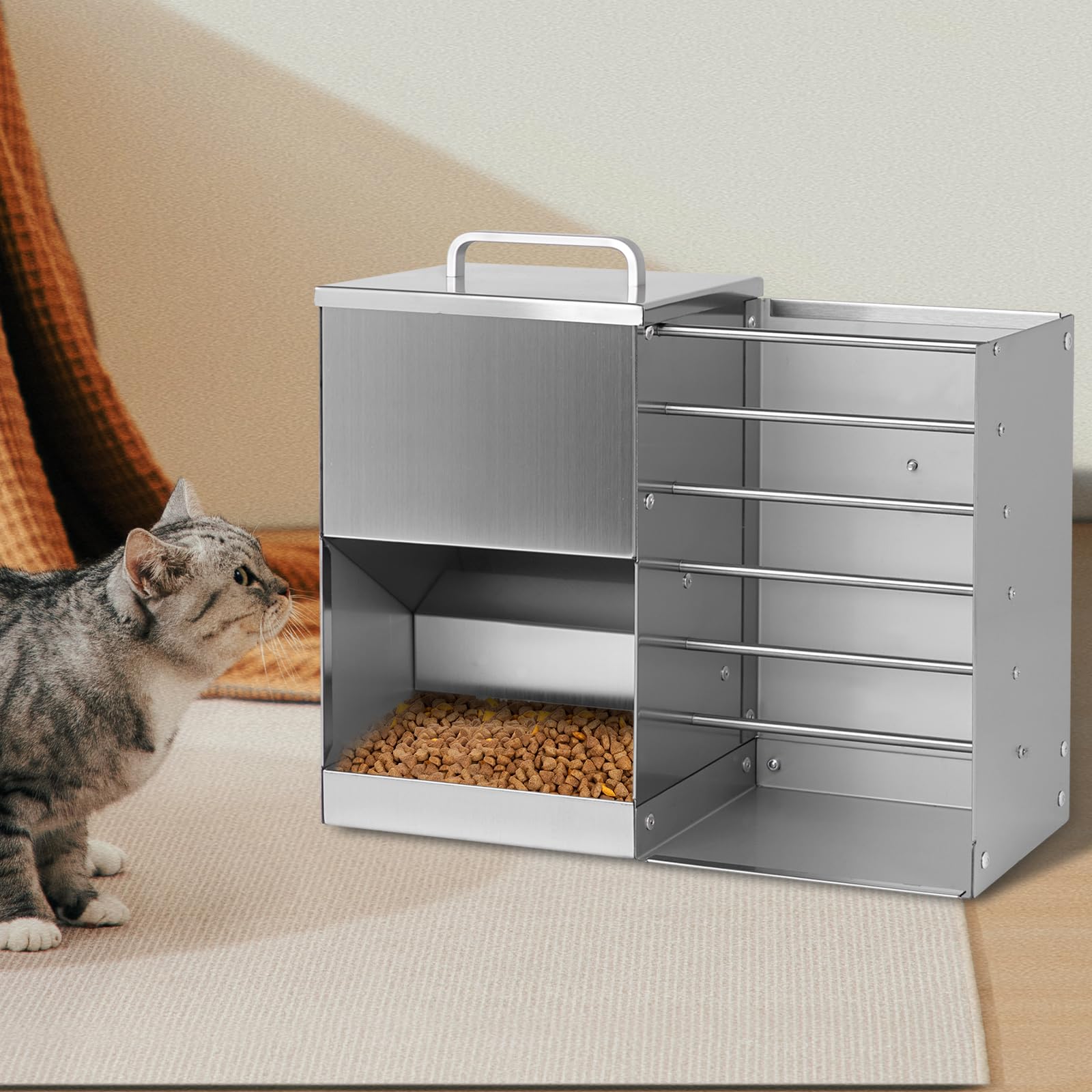 PKNYBZH 2 in 1 Rabbit Hay Feeder with Litter Box,5L Hay Feeder Set and Small Animals Hay Manger for Guinea Pig Chinchilla Bunny Other Small Animals - image 8