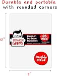 Board Geeks 25 Pack Dry Erase Lapboards 9 inch by 12 inch Large Whiteboard White Board Set Great for Teachers, Students, Children, Classroom Reusable, Durable, Portable, Single Sided Whiteboard