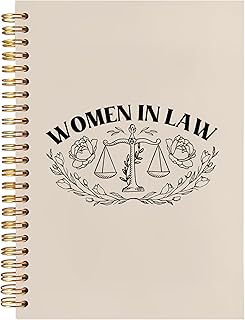 BearCake Lawyer Notebook Journal,Women in Law Notebook, Lawyer Notebook,Future Lawyer Gifts,Law Student Gifts,Law Graduation Gifts,Hardcover Spiral Notebook 5.5x8.3