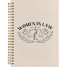 BearCake Lawyer Notebook Journal,Women in Law Notebook, Lawyer Notebook,Future Lawyer Gifts,Law Student Gifts,Law Graduation Gifts,Hardcover Spiral Notebook 5.5x8.3