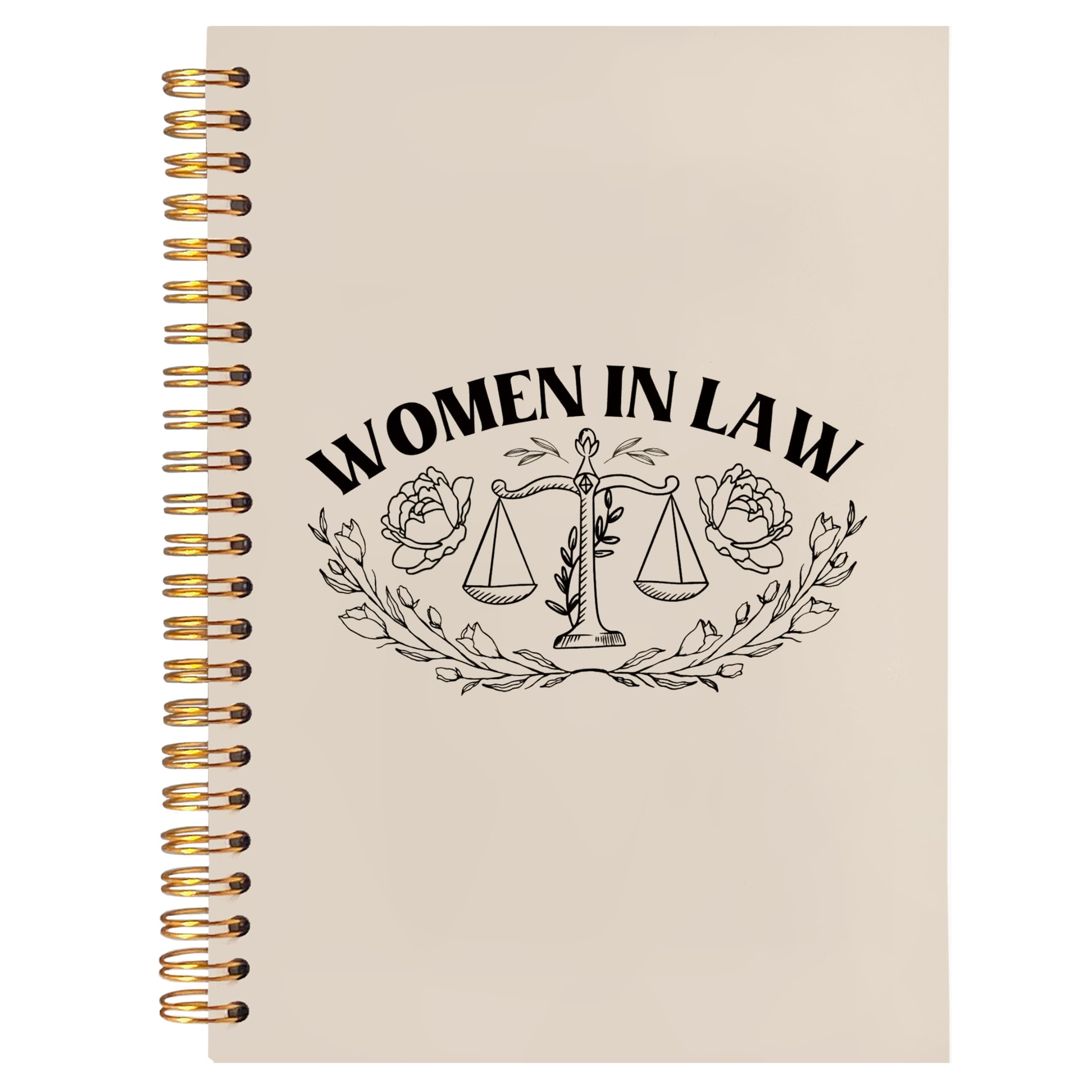 BearCake Lawyer Notebook Journal,Women in Law Notebook, Lawyer Notebook,Future Lawyer Gifts,Law Student Gifts,Law Graduation Gifts,Hardcover Spiral