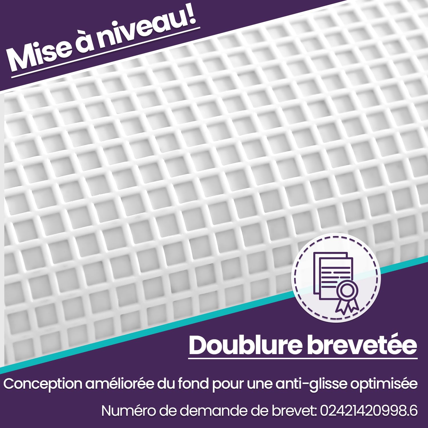DEXI Tapis Salle de Bain Antidérapant 54 x 86 cm Ovale Absorbant Lavable Motif Plage