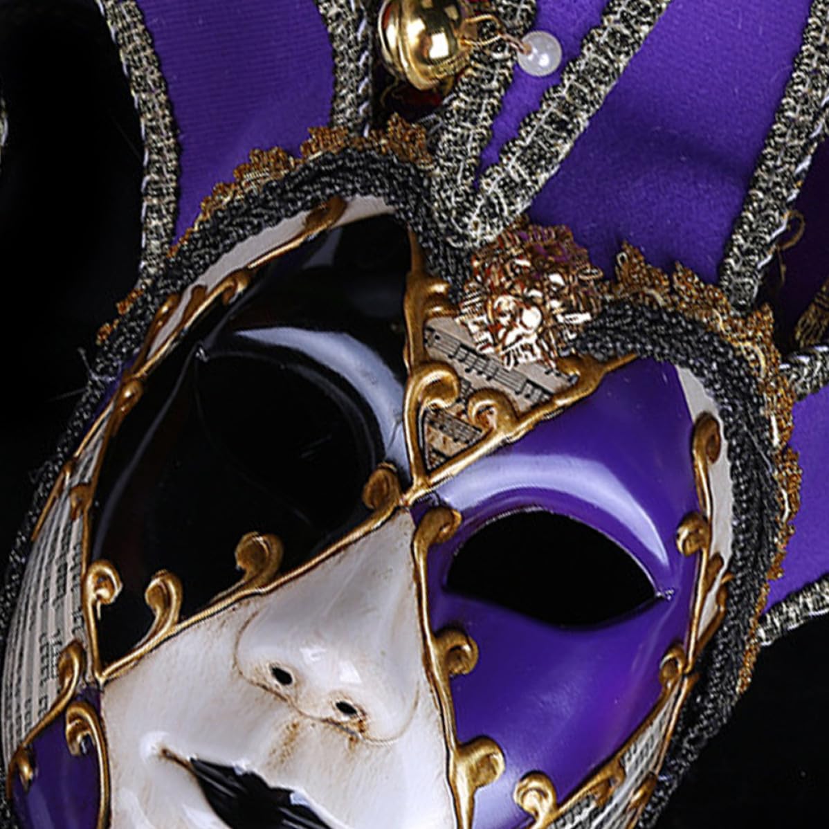 Veneciana de Plástico Púrpura de Cara Cómoda Olor para y Fiesta Adecuado para y Disfraces Vintage