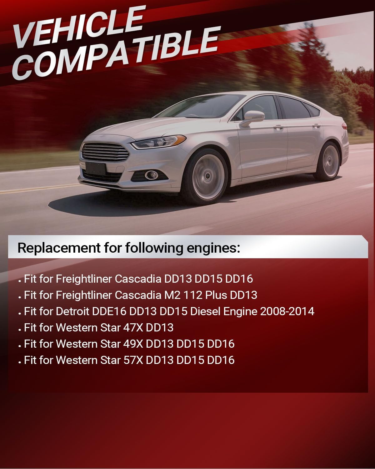 A0000900069 Fuel Pump Metering Unit fit for Freightliner Cascadia, for Detroit DDE16 DD13 DD15, for Western Star 47X 49X 57X Engine Direct Meter Quantity Control Valve Replacement OE 0000900069