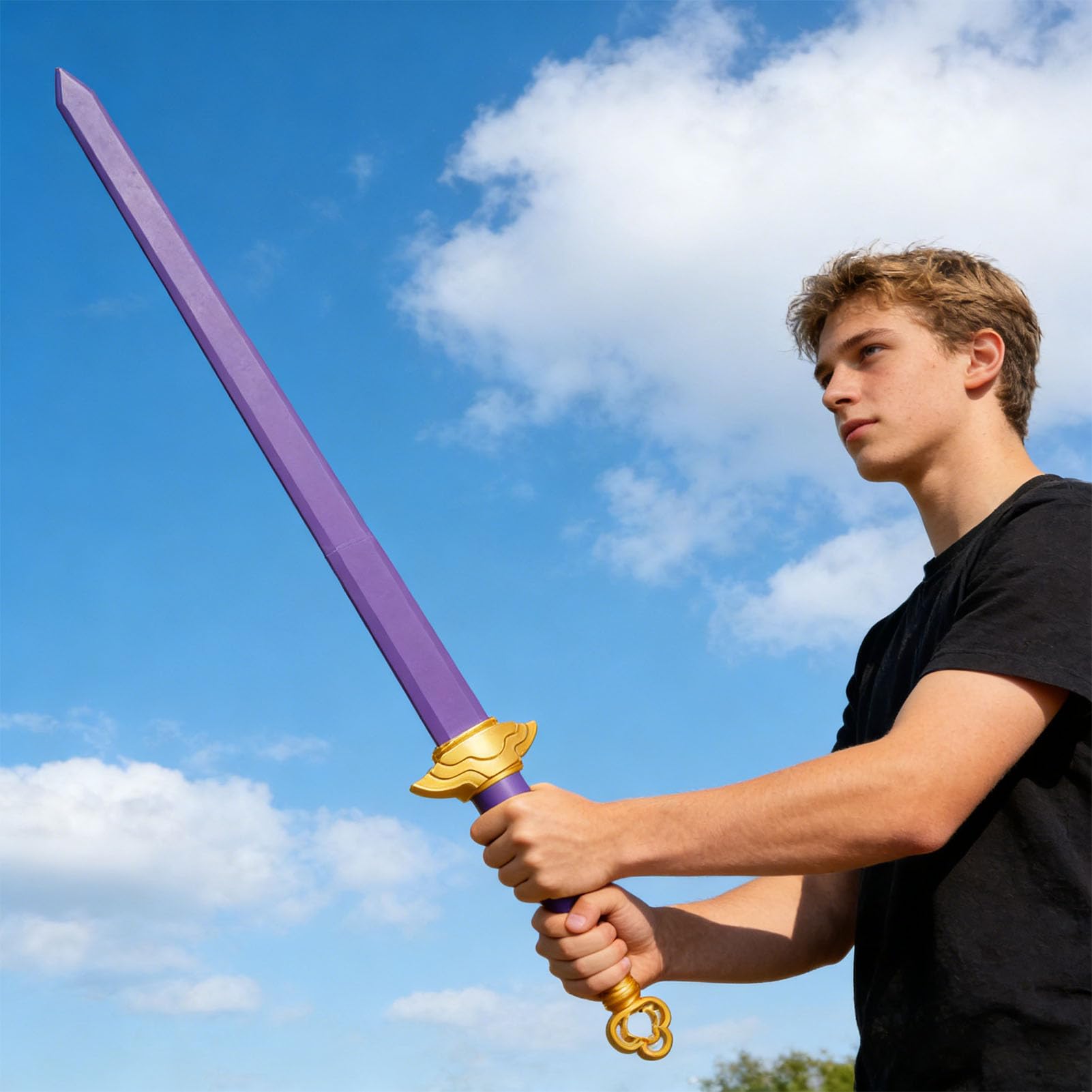 Espada de Cosplay retráctil Impreso en 3D Espada de Anime Accesorio de Juguete para exhibición de Disfraces Regalo de coleccionistas de películas