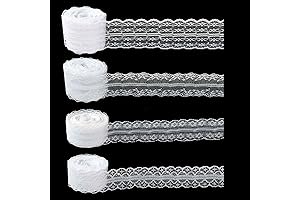 40 Yards White Lace Ribbon Delicacy at Your Fingertips