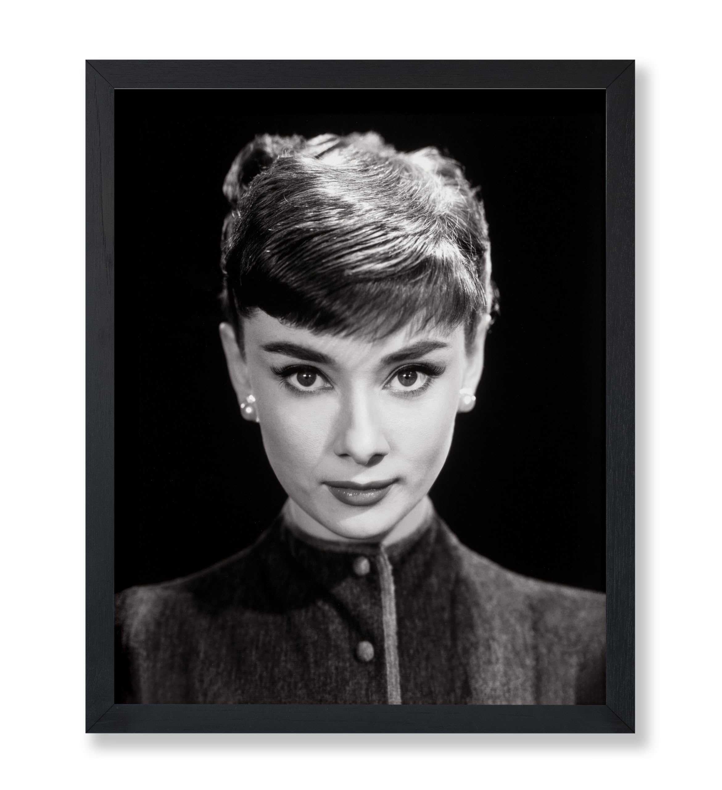 Poster Master Audrey Hepburn Poster - Woman Portrait Print - Photography Art - Black & White Art - Actress Art - Fashion Art - Celebrity Art - Living Room or Office Decor - 8x10 UNFRAMED Wall Art