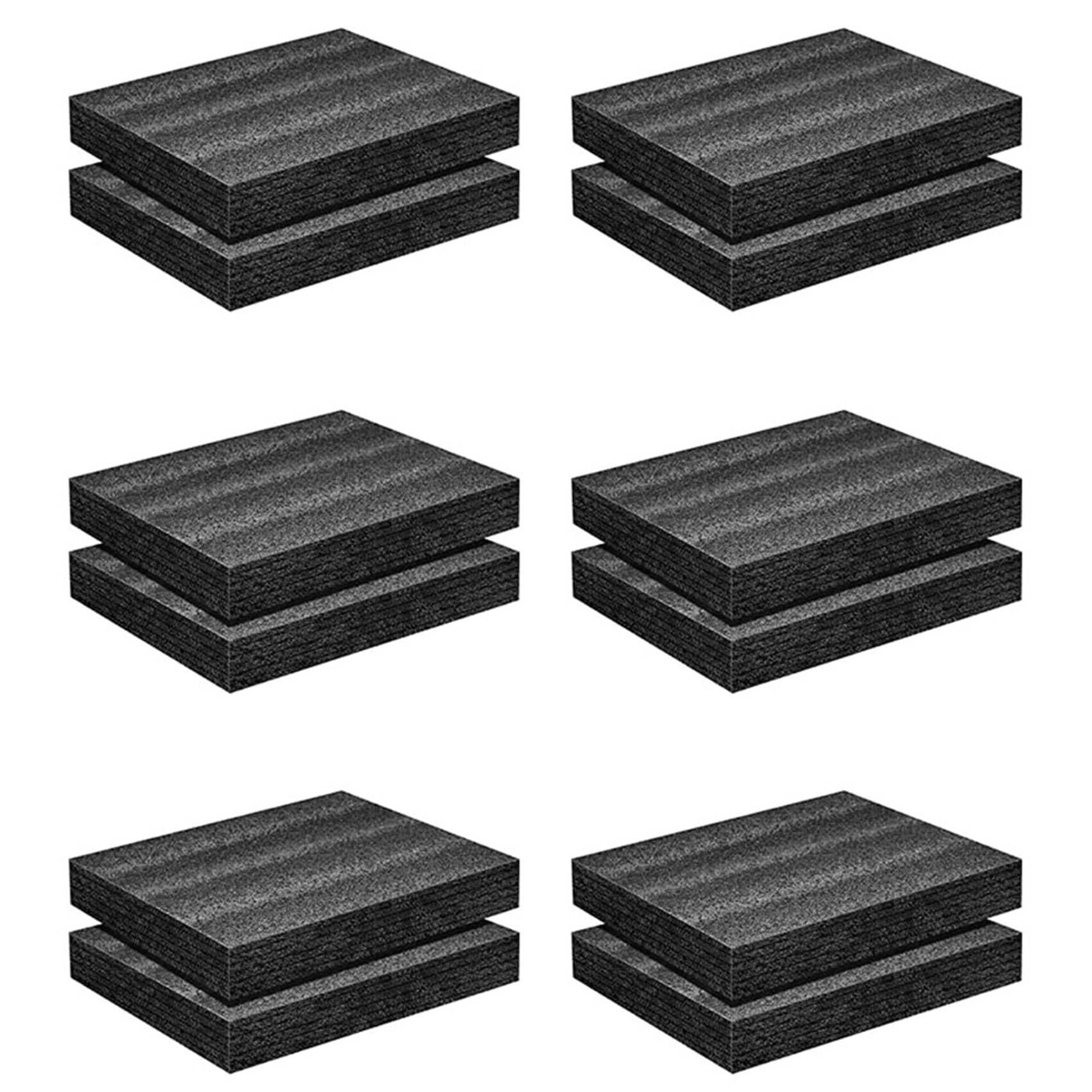 Vjsujehgy 6X Polyethylene Foam 16X12X2Inch Polyethylene Foam Sheet Thick Padding Foam Inserts for Crafts Polyethylene Foam Pad