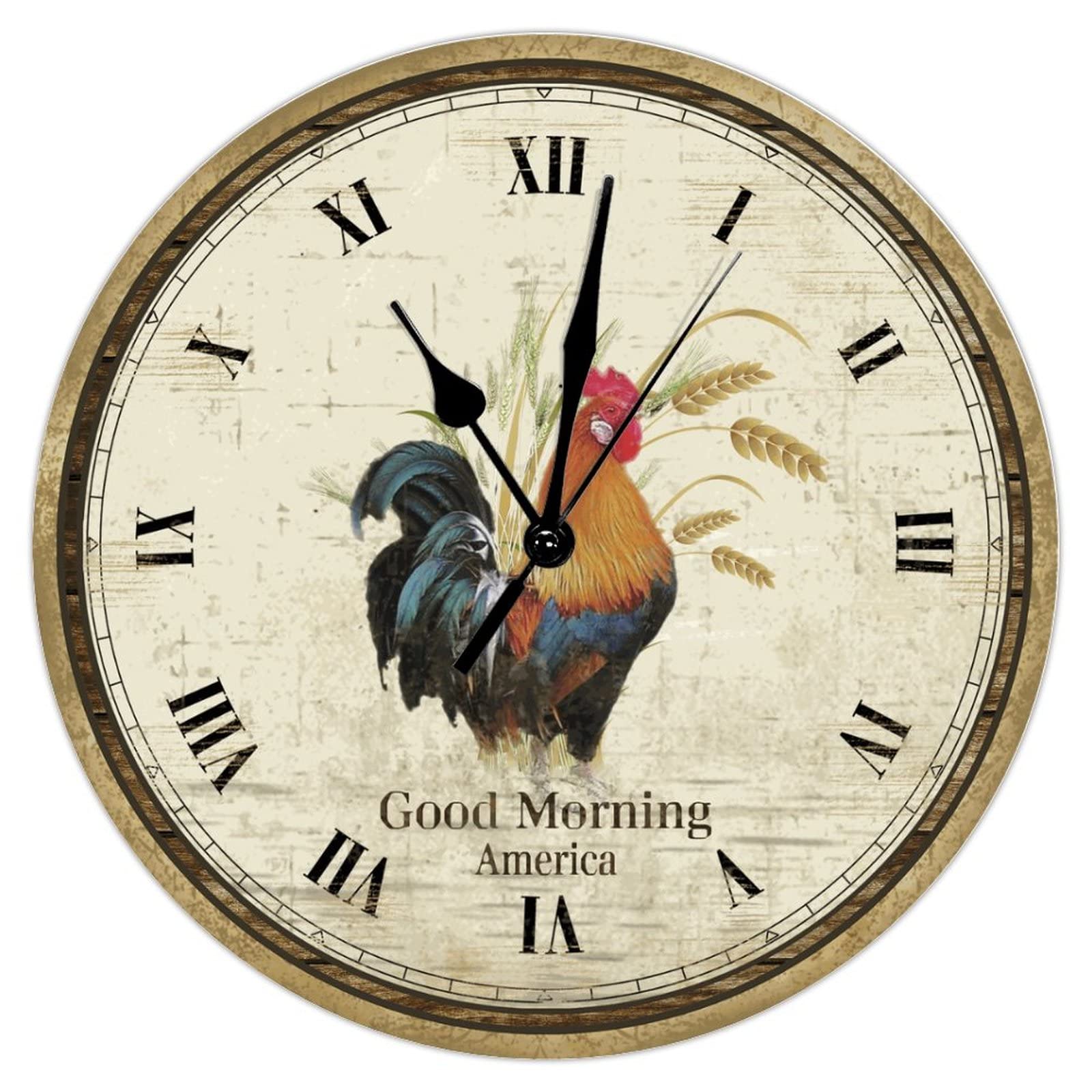 Horloge murale silencieuse sans tic-tac pour un sommeil paisible en chambre