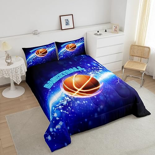 Miniatura 151 de Castle Fairy Juego de ropa de cama de béisbol, tamaño matrimonial, juego de edredón de 3 piezas para niños, niños, adolescentes, decoración