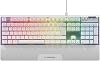 Rampage Carbon White RGB Q Gaming Player Keyboard Wrist Supported Red Switch