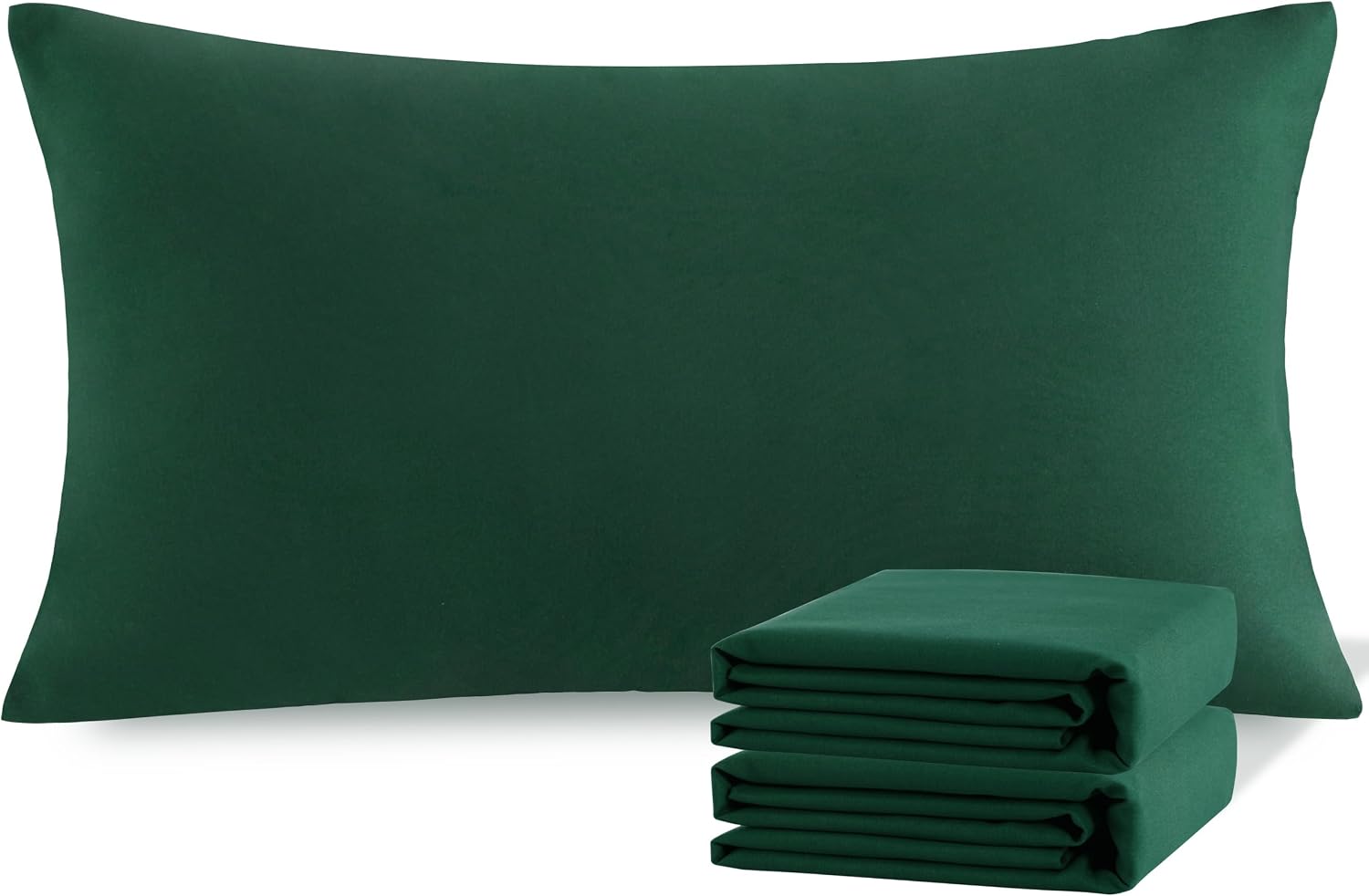 NTBAY Lot de 2 taies d'oreiller en microfibre pour très gran…