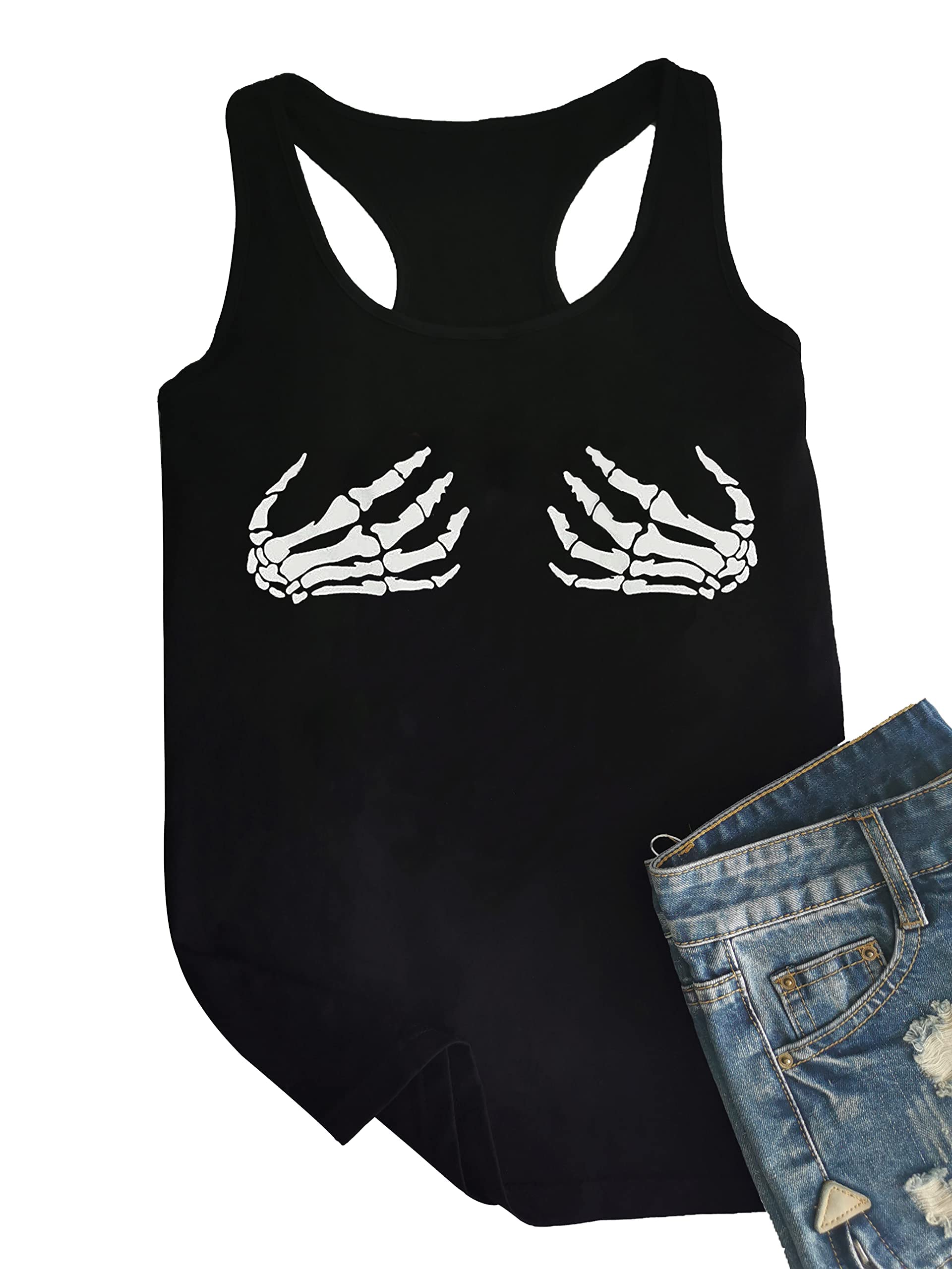 Fensajomon Damen Casual Tanktop und Camisole (1er Pack)