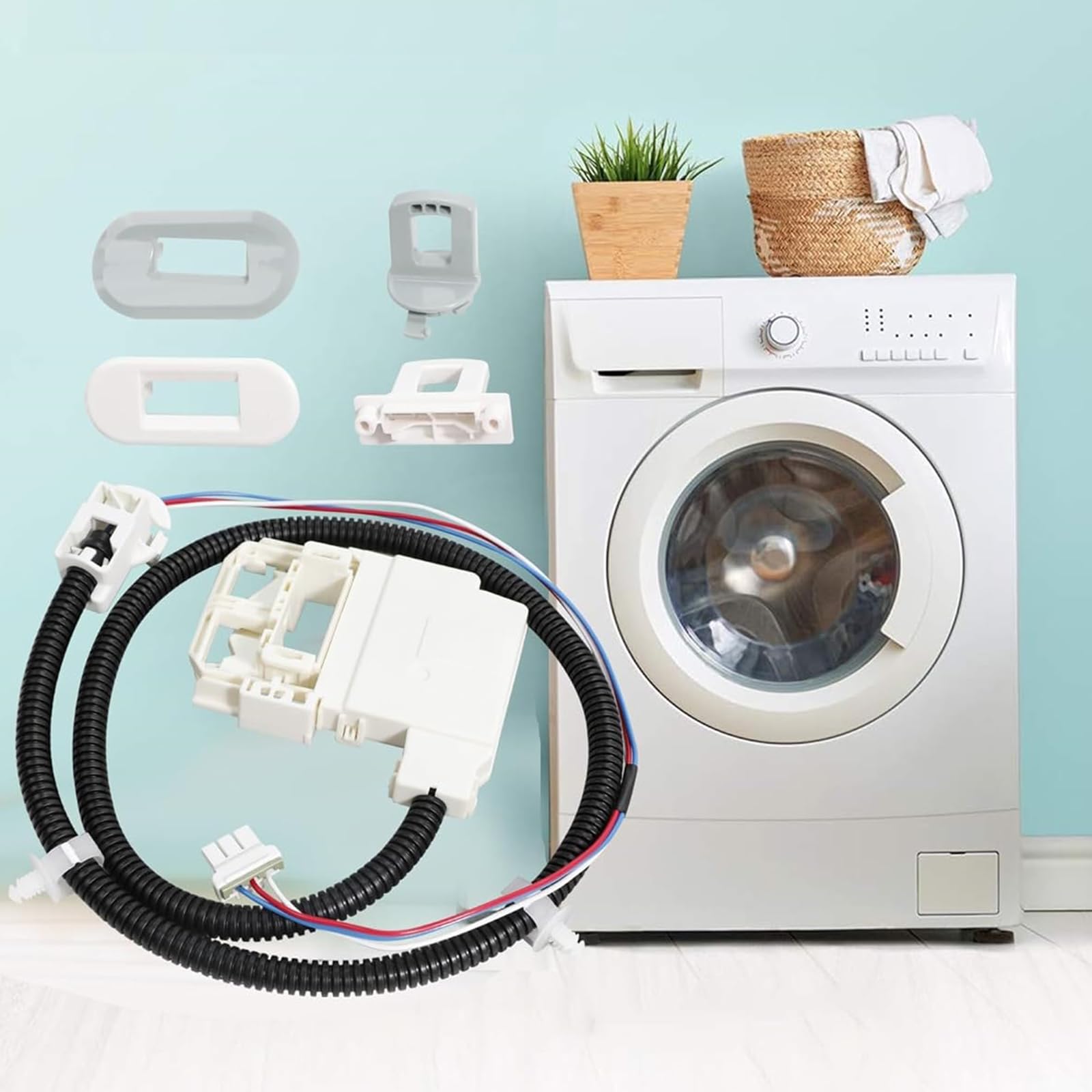 Amazon.co.jp: 洗濯機蓋ロックサービスセット洗濯機交換セット洗濯機