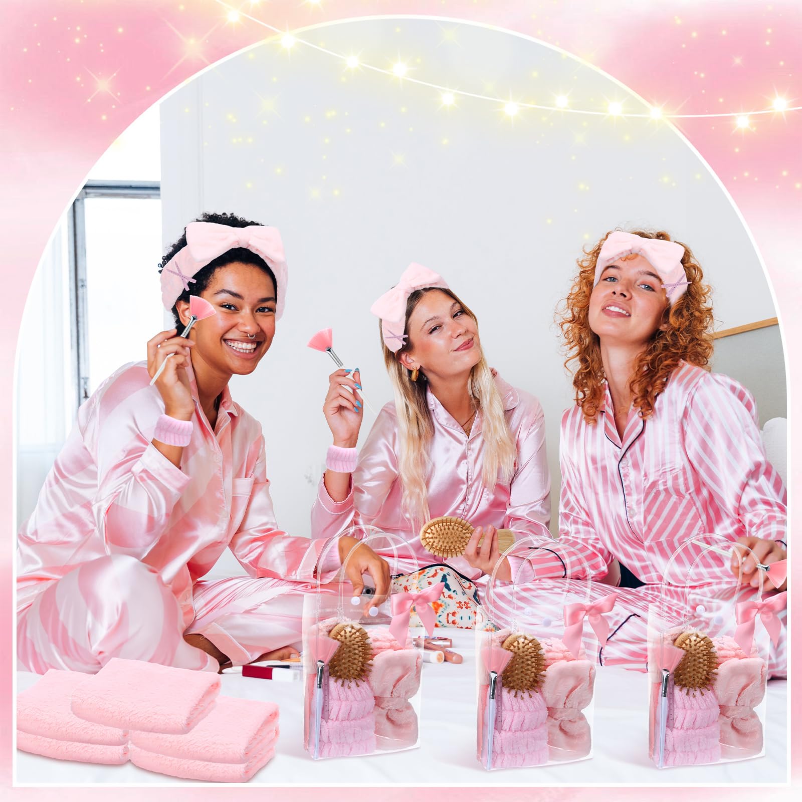 Amazon.com: Honeydak 96 Pcs Spa Party Supplies 8 Sets  display picture 3