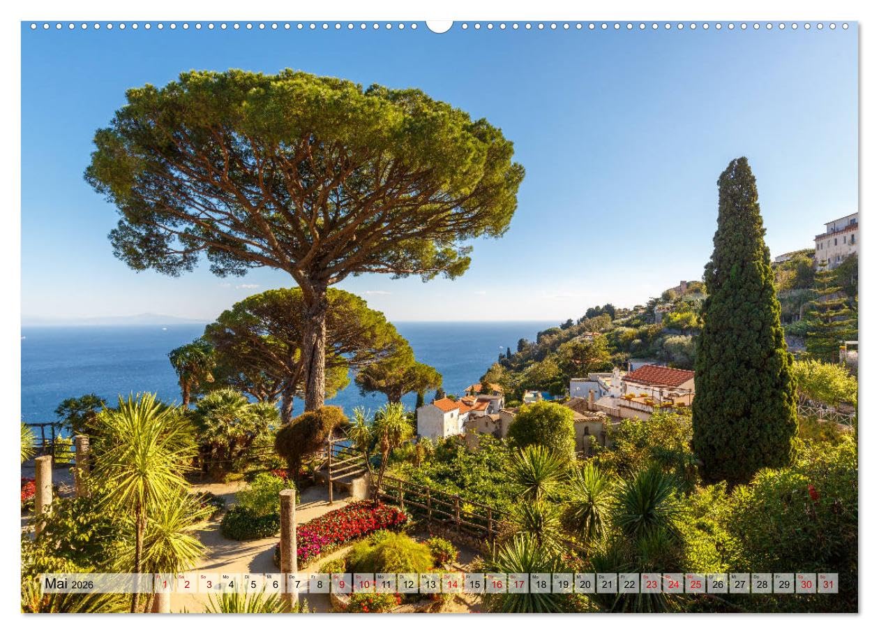 Italien von der Toskana nach Sizilien (hochwertiger Premium Wandkalender 2026 DIN A2 quer), Kunstdruck in Hochglanz: Spektakuläre Stadtansichten aus Italien (CALVENDO Orte)