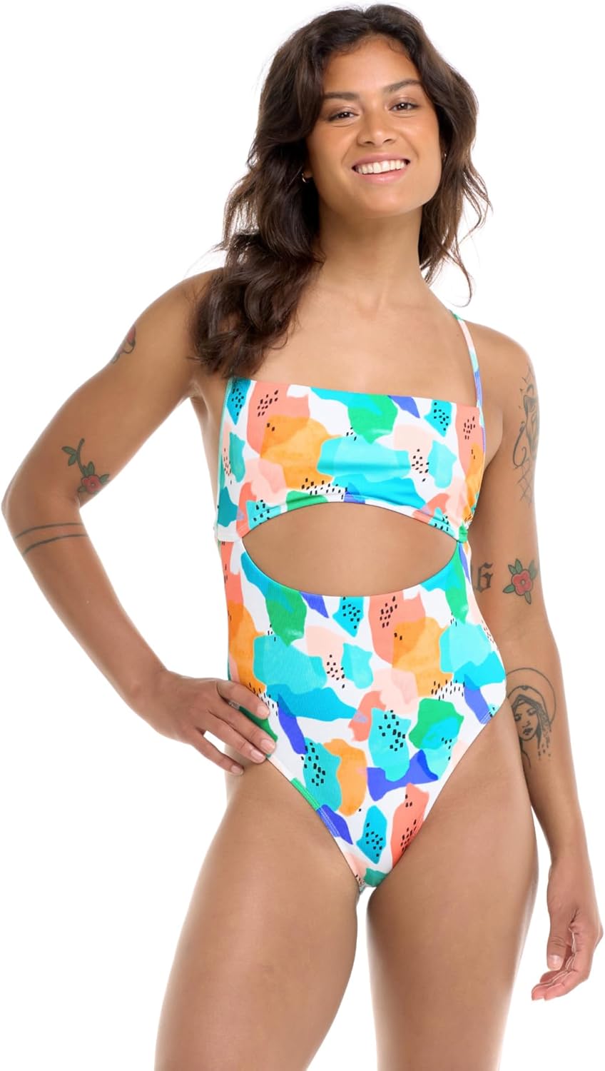 Body Glove Womens Devon One Piece Swimsuit with Cutout FrontOne Piece Swimsuit