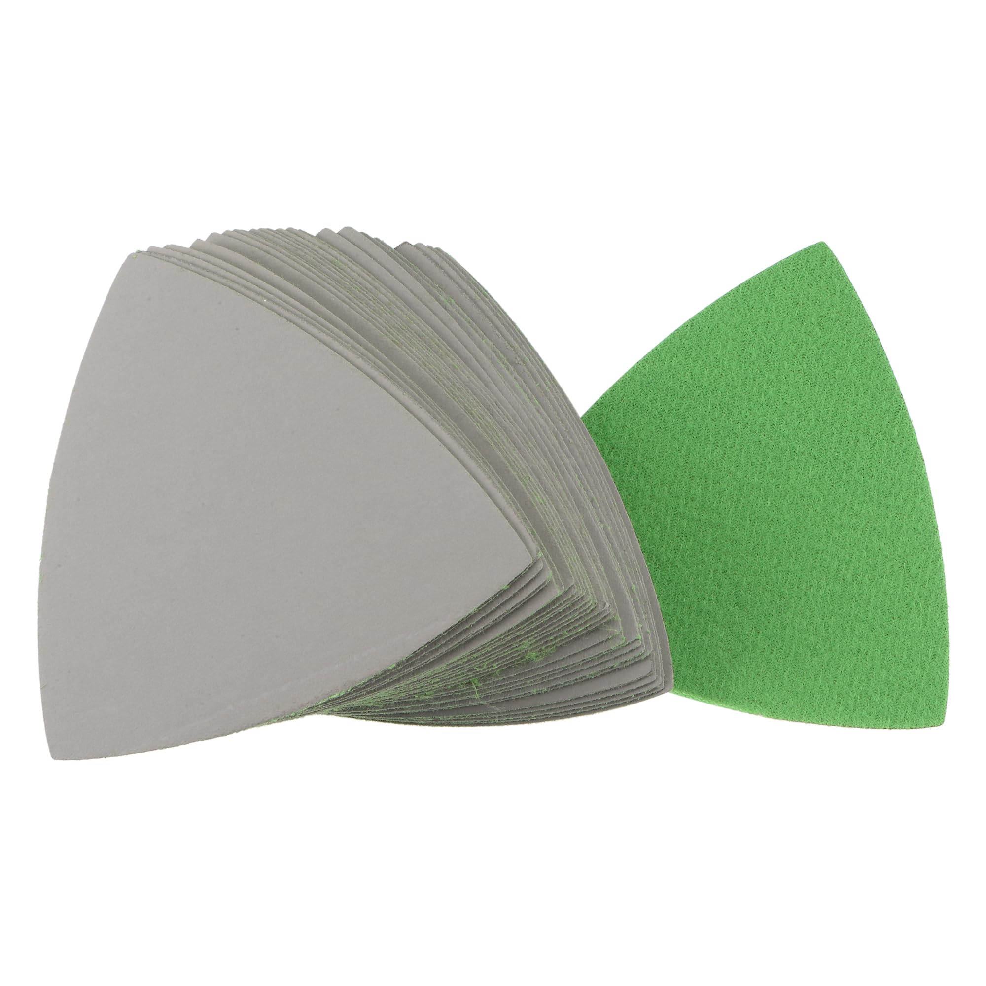uxcell Triangular Sandpaper Hook and Loop Triangle Sanding Pad Fit 3-1/2" Oscillating Multi-Tool Silicon Carbide for Wet/Dry Use 3000 Grit 30pcs