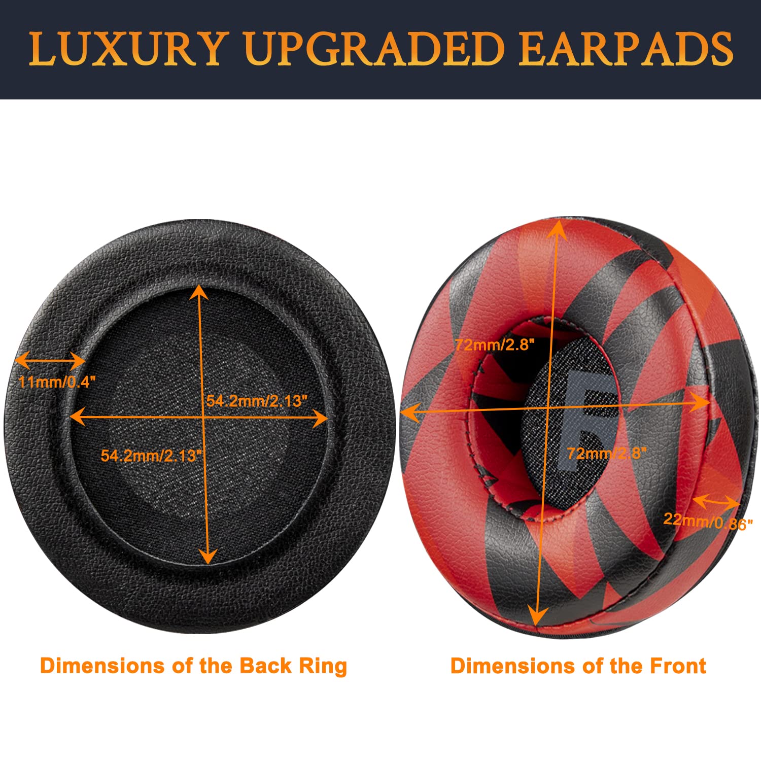 Cuscinetti Auricolari Per Cuffie Sony - Ricambio 70 Mm, Schiuma Spessa, Per WH-CH500, MDR-ZX Series - Foto 6