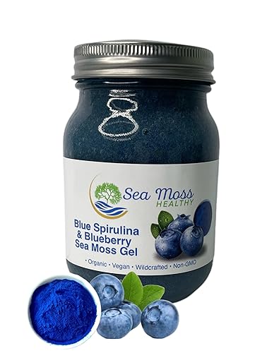 Gel de musgo marino Cosechado salvaje auténtico sin OMG, vegano, keto, paleo, crudo, todo natural, sin conservantes, añadir a batidos, sopas y más