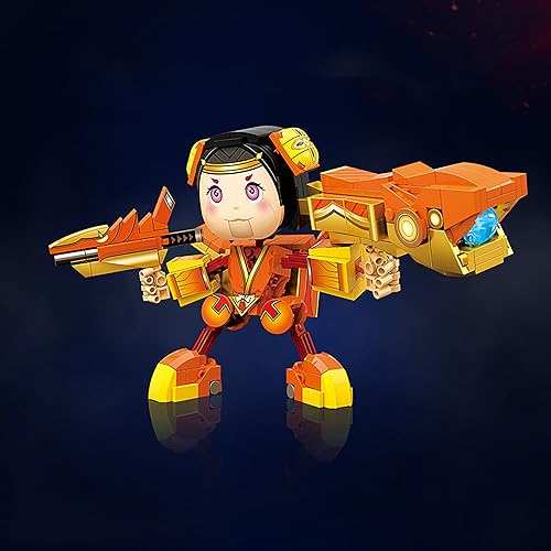 Miniatura 4 de Xering Modelo Bionic Mecha Warrior Bionic Máscara biónico Guerrero Bionic Personaje Puzzle Asamblea Ladrillo Compatible Juguete Kit de construcción