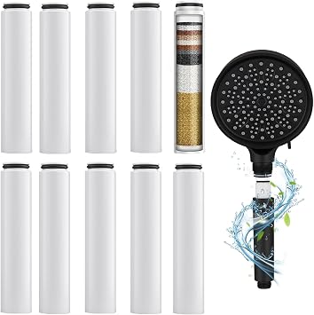 Shower Filter Cartridges Compatible with Cobbe, 10 count